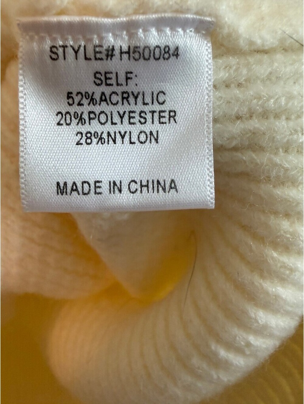 JODIFL Cream 3D Flower Button Cardigan Sweater Coquette Feminine L - Picture 4 of 4